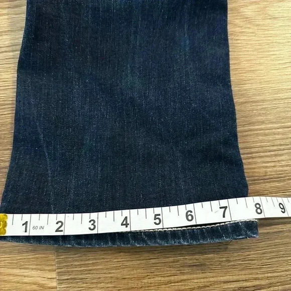 Big Star Liv Boot Cut Jeans Womens Size 24R Embroidered Low Rise Denim Stretch - Picture 8 of 9